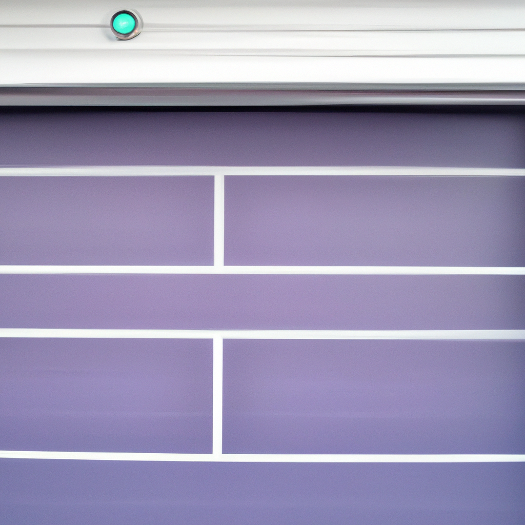 Freshly painted white garage door on a suburban Cranford, NJ home with smooth finish and clean surroundings